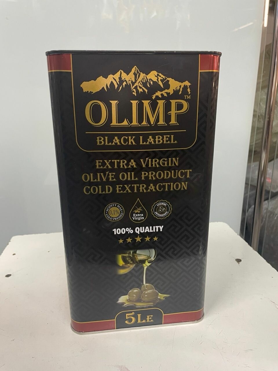 "Olimp"-Масло оливковое Extra Virgin olive oil product cold extraction-5 л.