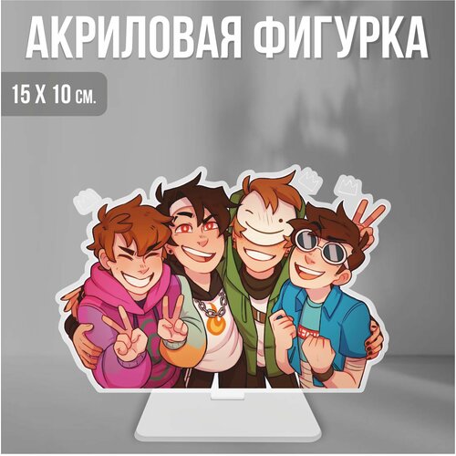 Акриловая фигурка декоративная / статуэтки для интерьера Dream SMP Dream Team