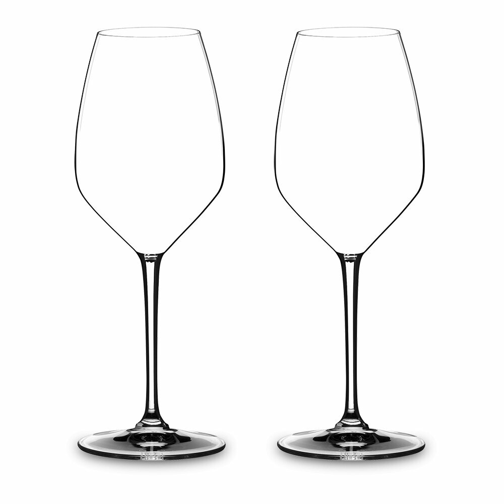 Набор из 2-х хрустальных бокалов для белого вина Riesling/Sauvignon Blanc, 460 мл, прозрачный, серия Heart to Heart, Riedel, 6409/05