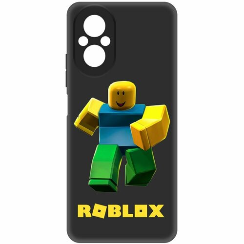Чехол-накладка Krutoff Soft Case Roblox-Классический Нуб для Realme C67 черный чехол накладка krutoff soft case roblox классический нуб для iphone 15 черный