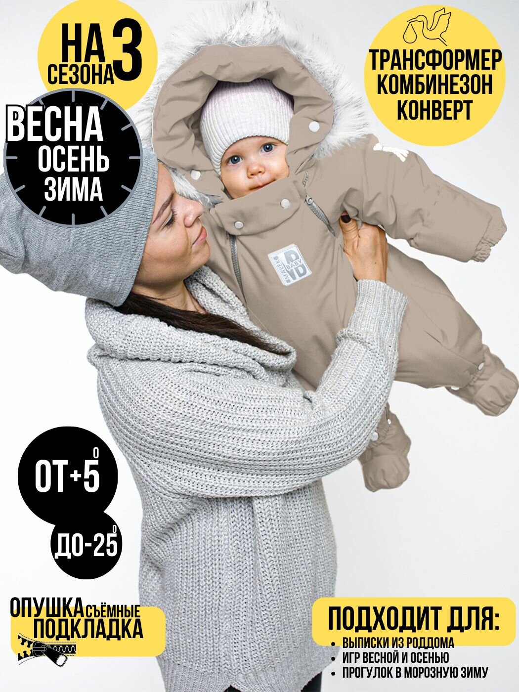 Комбинезон-трансформер MaLeK BaBy 163шм/2