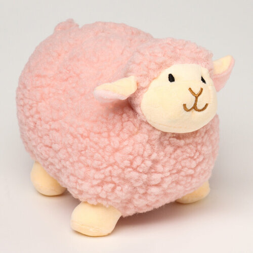 Мягкая игрушка «Овечка», 20 см, цвет розовый мягкая игрушка abtoys овечка с пайетками 20 см mp007