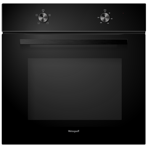 Духовой шкаф Weissgauff EOM 108 PDB 3 года гарантии 4 функции большой объем 65 л эмаль легкой очистки 1731000₽