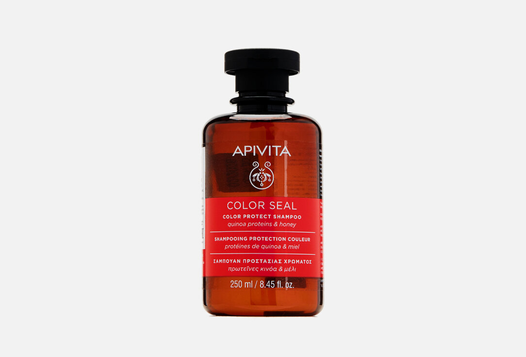 Apivita Шампунь для окрашенных волос с протеинами киноа и медом, 250 мл (Apivita, ) - фото №6