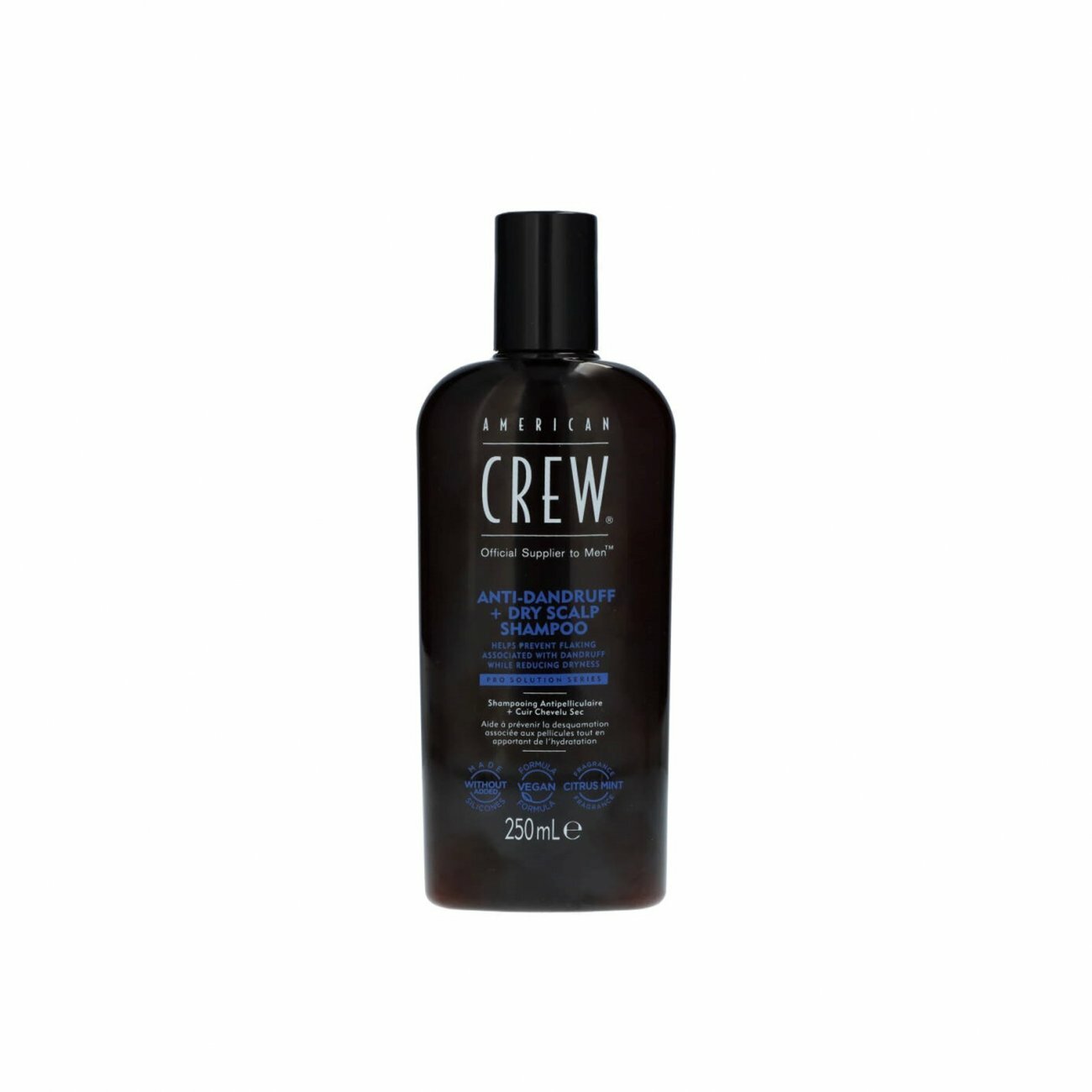 AMERICAN CREW, Шампунь против перхоти, для сухой кожи головы, ANTI-DANDRUFF + DRY SCALP SHAMPOO, 250 мл