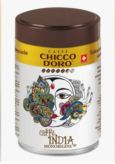 Кофе в зёрнах Chicco D'Oro India, 250 гр, Швейцария