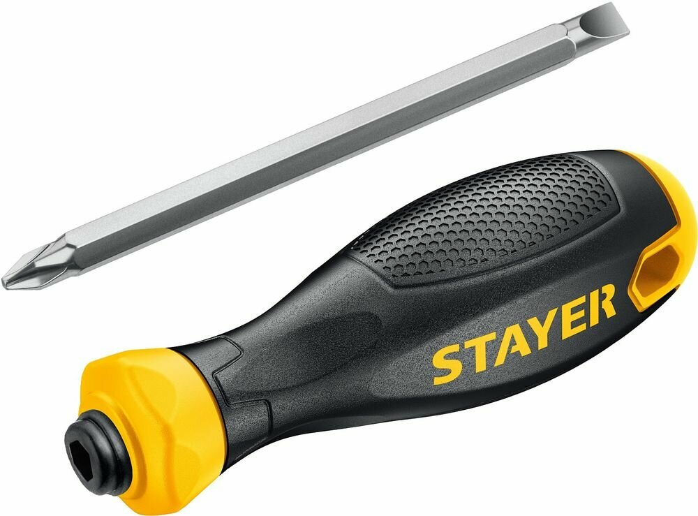 Отвёртка переставная STAYER ph2/sl6 80 мм