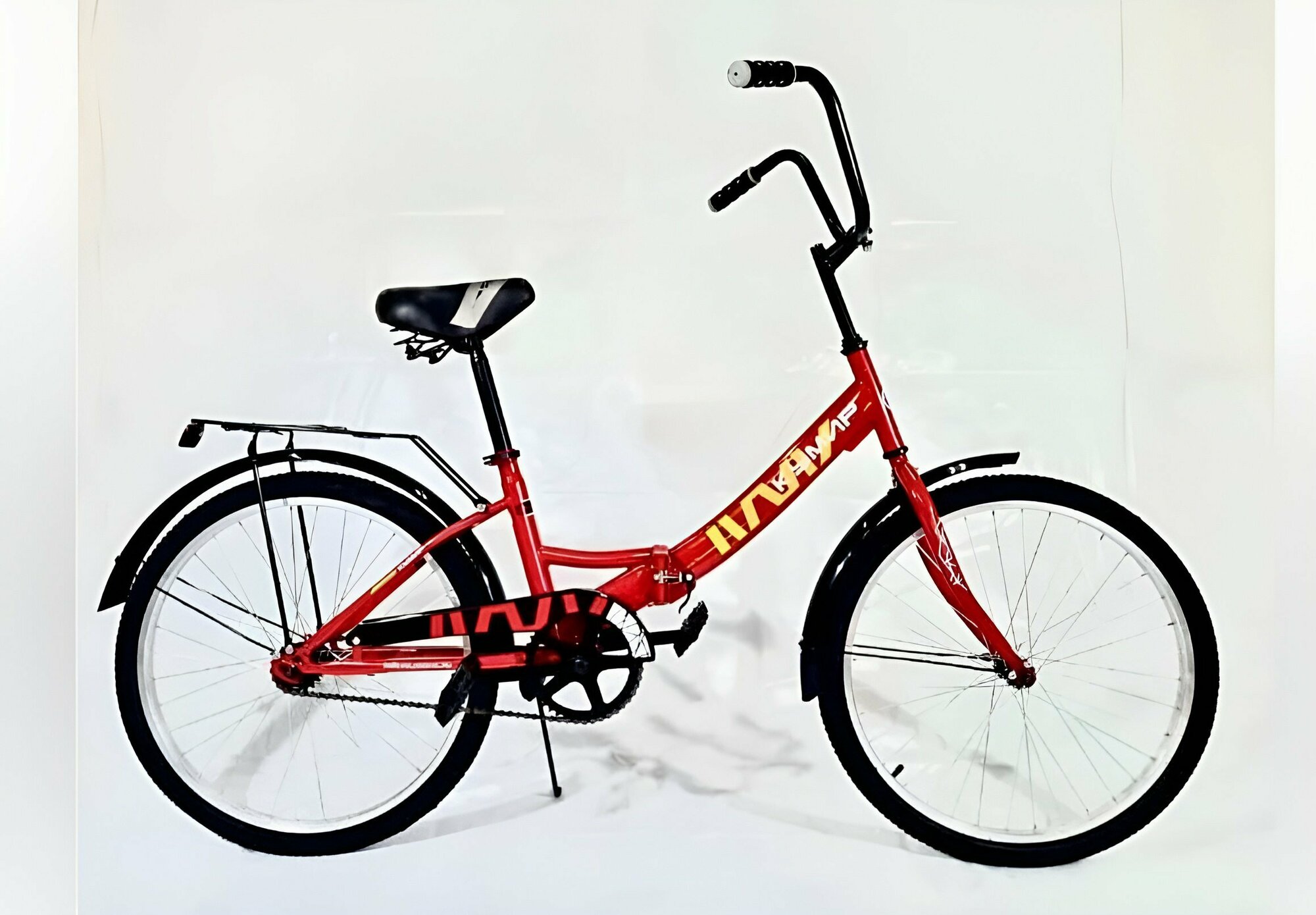 Городской Велосипед кумир 2601 колесо 26", складной, красный