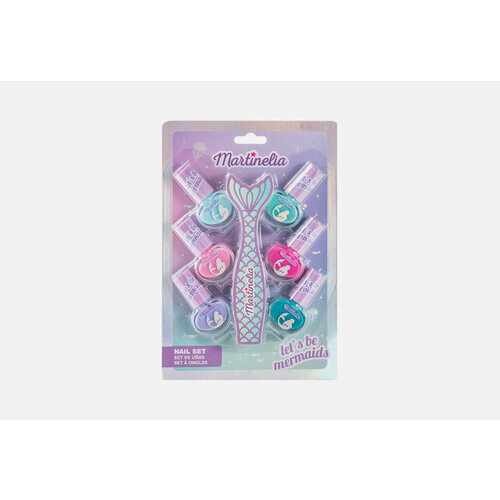 Набор лаков для ногтей и пилочки Let's Be Mermaids Nail Set набор лаков для ногтей martinelia let s be mermaids nail duo 2мл