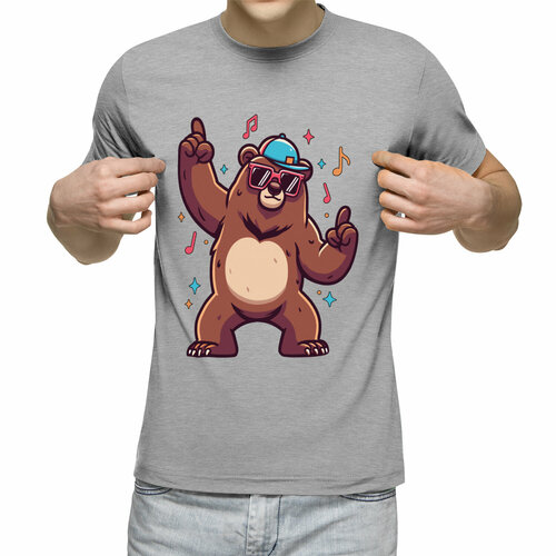 фото Футболка us basic, размер 2xl, серый