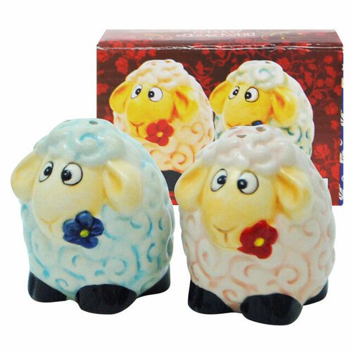 Набор специй овечки 2 предмета керамика 599₽