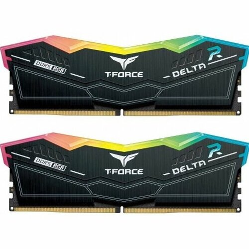 Оперативная память TEAM GROUP DDR5 TEAMGROUP T-Force Delta RGB 32GB 2x16GB 6600MHz CL34 34-40-40-84 14V Black FF3D532G6600HC34DC0 2000600₽