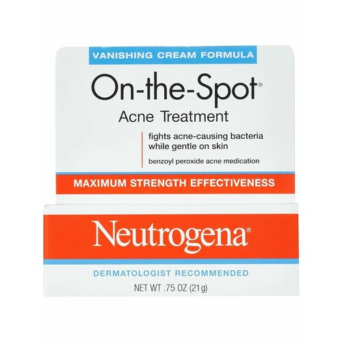 Neutrogena, On-the-Spot, от акне, 21 г, перекись бензоила 2,5