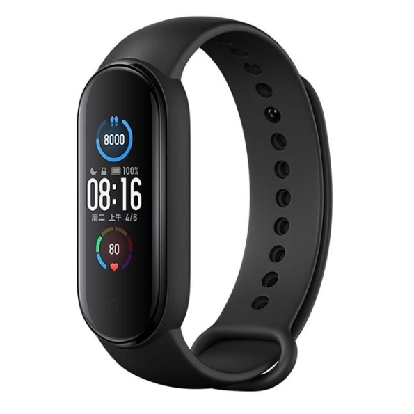 Фитнес-браслет Xiaomi Mi Smart Band 5 (MI SMART BAND 5) черный - 1.1", AMOLED, 294x126, IP68, Bluetooth