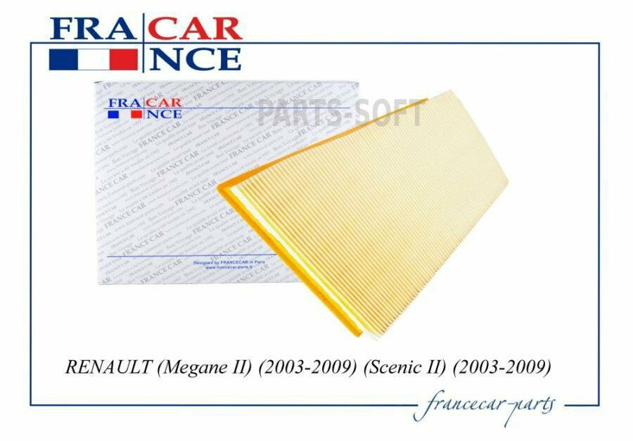FRANCECAR FCR210139 Фильтр воздушный RENAULT Megane II 2003-2009 Scenic II 2003-2009