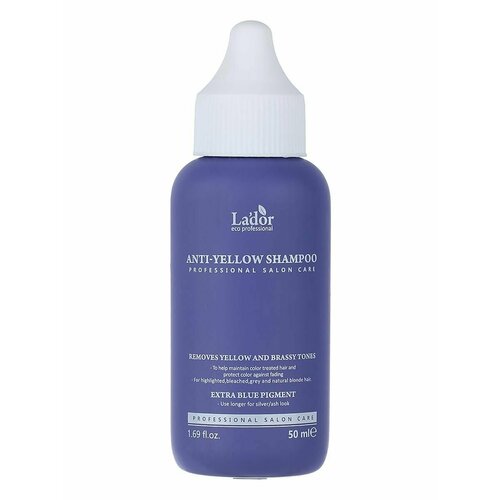 Шампунь для волос Anti, 50 мл, Lador lavish care silver touch shampoo anti yellow шампунь для светлых и седых волос 1000 мл