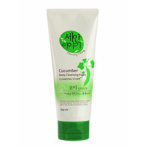 Пенка для умывания Cleansing Story Foam Cleansing (Cucumber)120гр, WELCOS