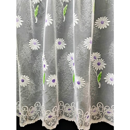 Тюль на кухню Ширина 300см высота 160см 970₽