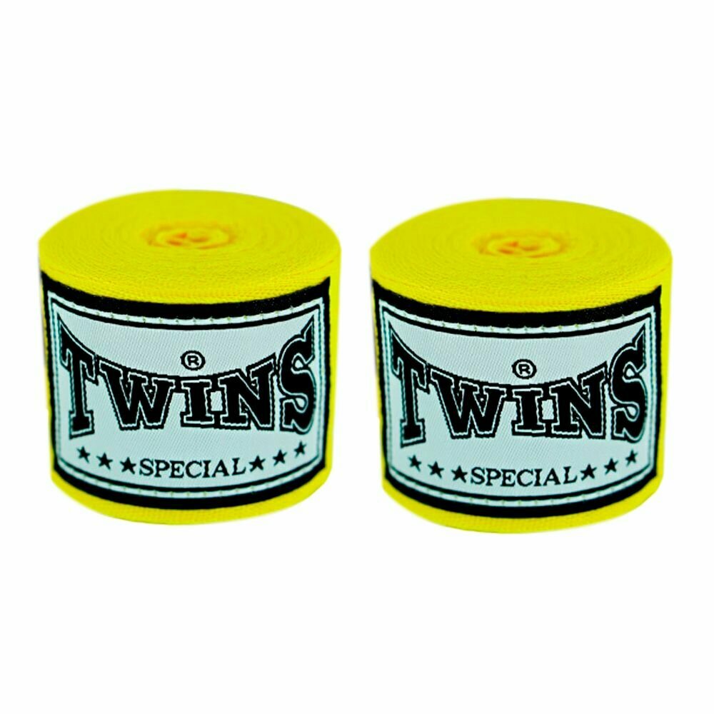 Боксёрские бинты Twins Special CH5 yellow — фото 1