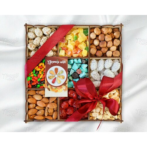 Подарок на 14, 23 Февраля, 8 Марта! (Подарочный набор из орехов и сухофруктов №8)