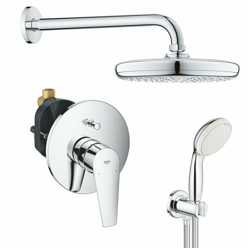 Душевая система встраиваемая со смесителем Grohe BauEdge New 119693