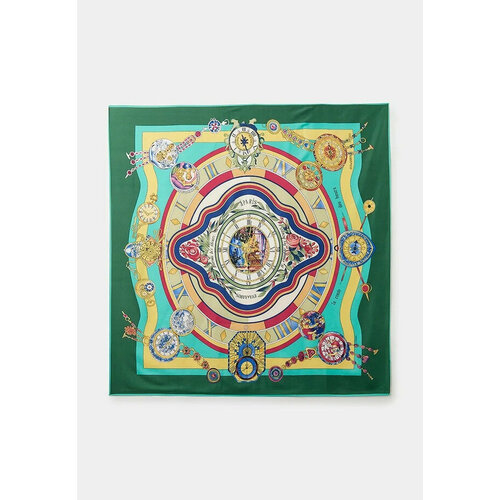 фото Платок rosedena,140х140 см, зеленый