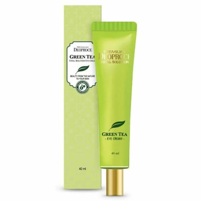 Deoproce BB крем Green Tea Total Solution, SPF 50, 40 мл/40 г, оттенок: зеленый, 1 шт.