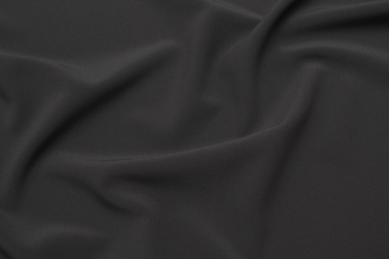 Ткань Креп стрейч мышино- серый 370 г/мп 280 г/пм ш134см 05 м