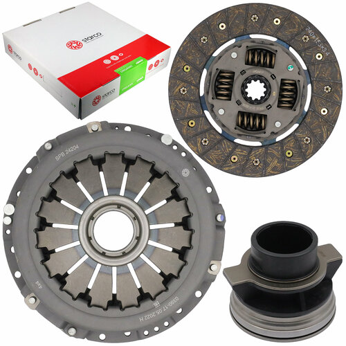 Пакет сцепления (корзина, диск, подш.) дв.409 КПП DYMOS (Корея) 5 ступ.(усиленное) тонкий вал STARCO