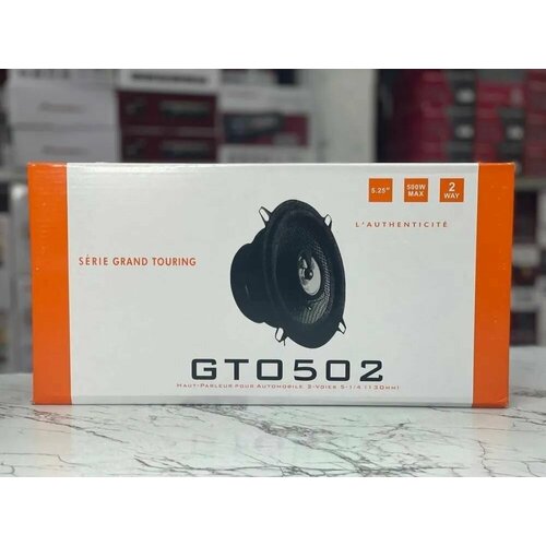Автомобильные динамики GTO-502 13 См 5 Дюйм 500 Вт Комплект из 2 штук Коаксиальная акустика 2-х полосная С защитными сетками 293100₽