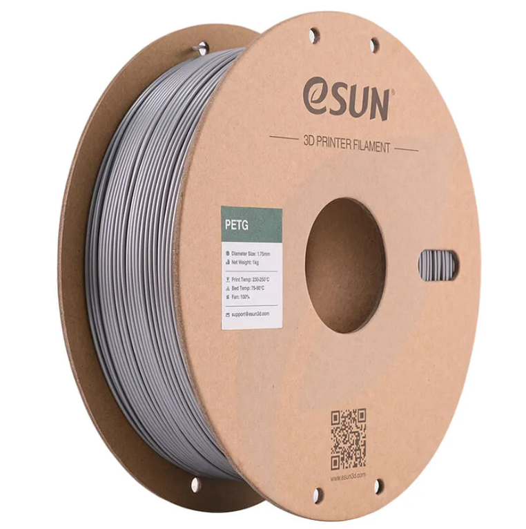 Esun Катушка PETG-пластика ESUN 1.75 мм 1кг., серебристый (PETG175SS1)
