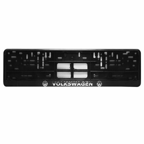Рамка номерного знака VOLKSWAGEN серебро рельеф 251₽
