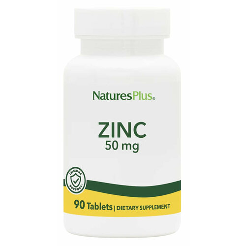 Nature's Plus ZINC 50 mg, 90 таб.