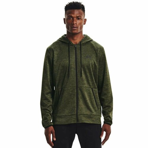 фото Толстовка under armour, размер m, хаки, зеленый