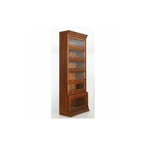 Шкаф книжный высокий из красного дерева (mahogany wood)