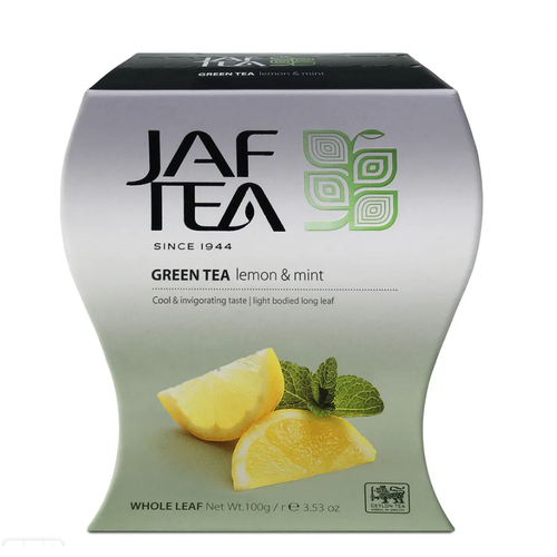 Lemon&Mint чай зелёный, с лимоном и мятой 100 г.