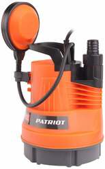 Насос дренажный PATRIOT F 300 (NEW) F 300, д/грязной воды, корпус - пластик, 250 Вт, 3500 л/час., шт PATRIOT