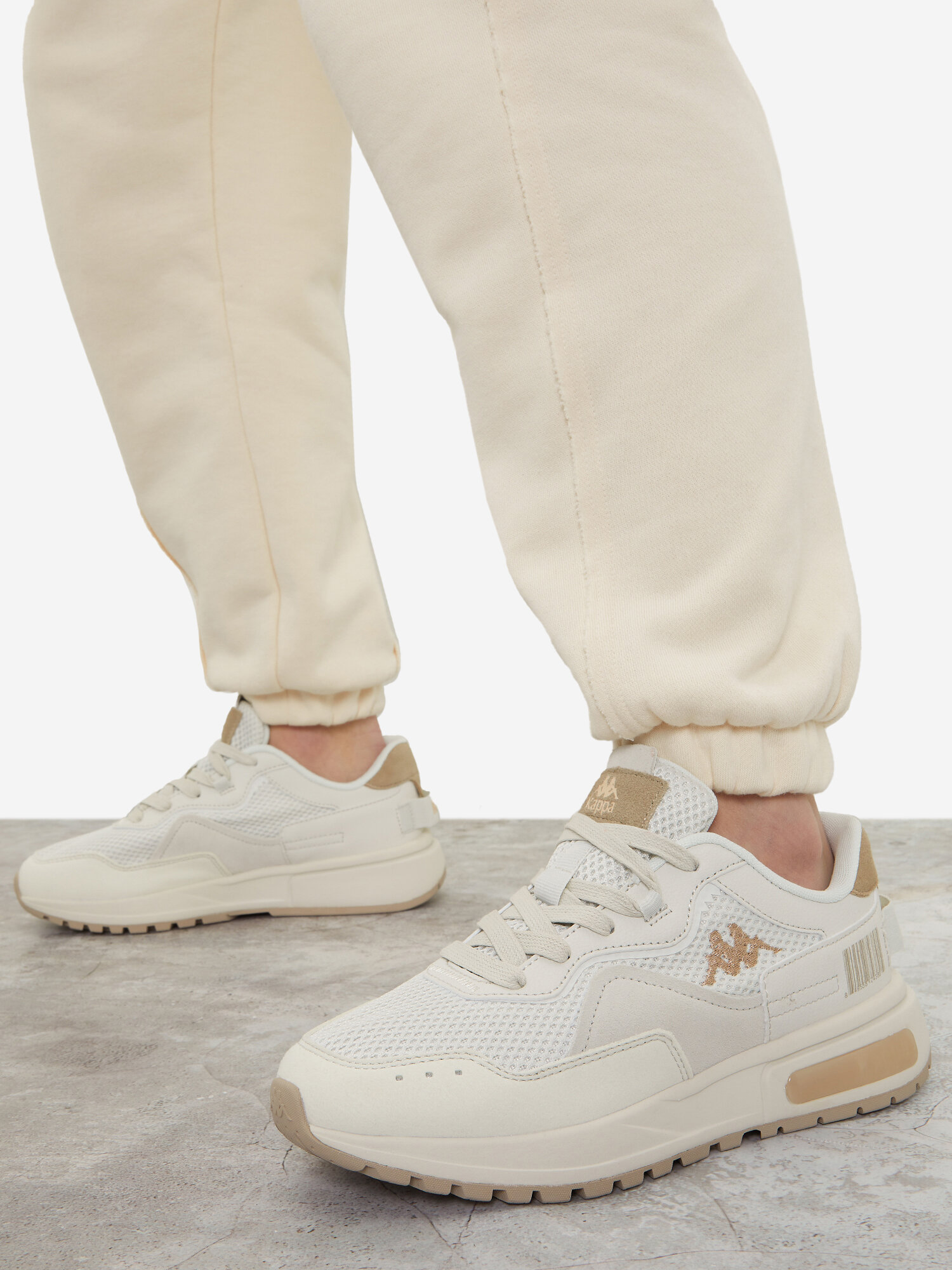 фото Кроссовки женские Kappa Vetro Бежевый; RUS: 39, Ориг: 40