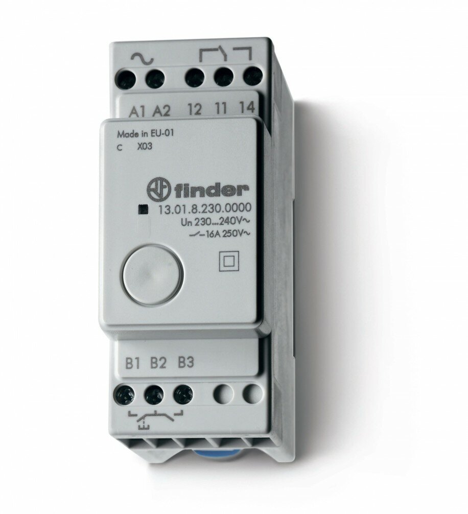 Finder Модульное электронные шаговое/моностабильное реле; 1NO 16A; питание 230В АC; ширина 35мм; степень защиты IP20 130182300000 (7 шт.)