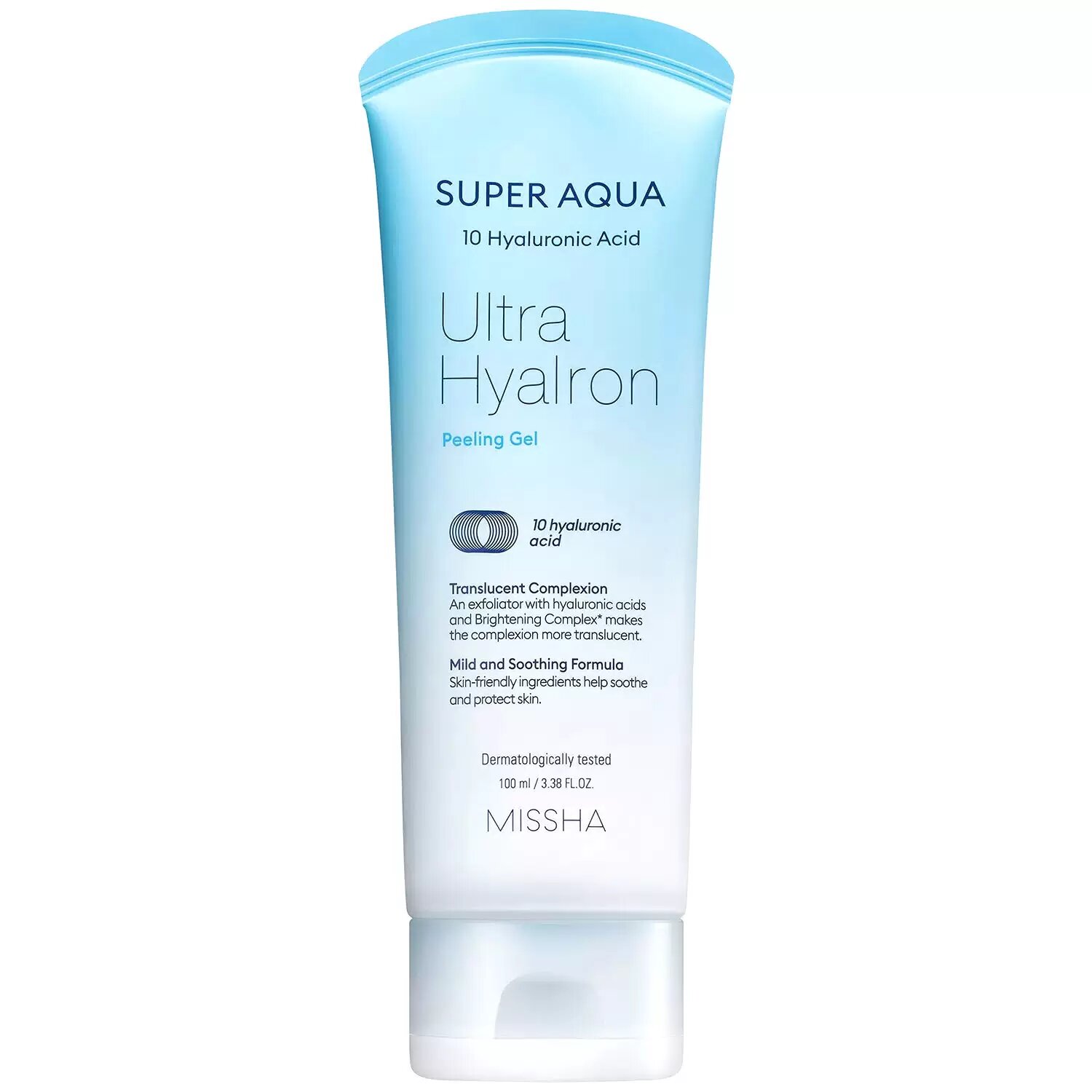 Missha пилинг-гель Super Aqua Ultra Hyalron Peeling Gel, 100 мл