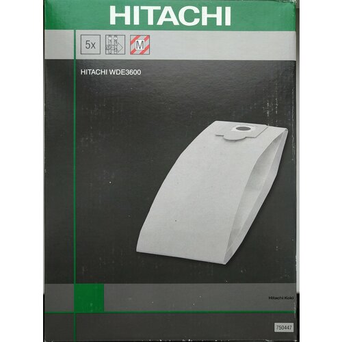 Мешки бумажные (оригинальные) для пылесоса HITACHI WDE3600, арт. 750447