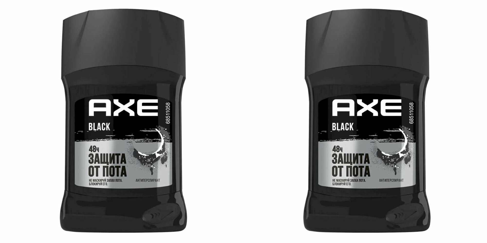 Axe антиперспирант-стик Black, 50 мл - 2 шт