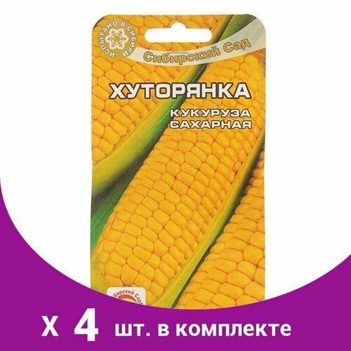 Семена Кукуруза сахарная 'Хуторянка', 6 шт (4 шт)
