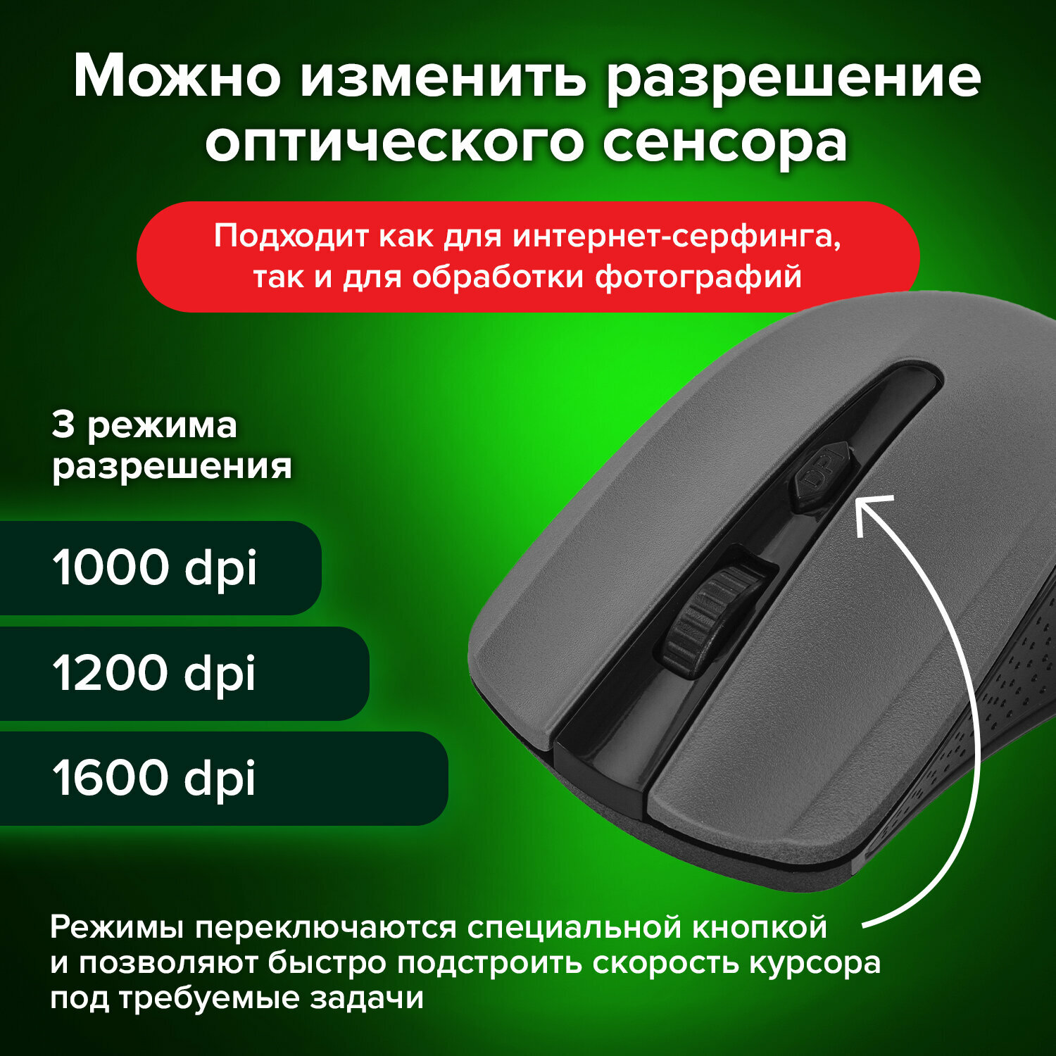 Мышь беспроводная Sonnen V99 USB 800 1200 1600dpi 4 кнопки оптическая синяя ОФИСМАГ - фото №9