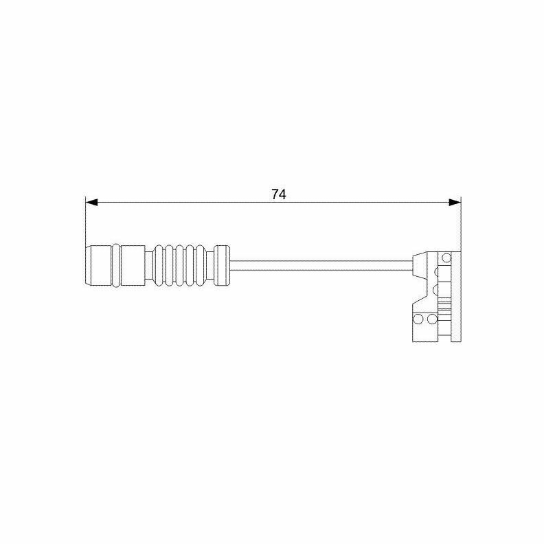 Датчик Износа Тормозных Колодок Bosch арт. 1987473008
