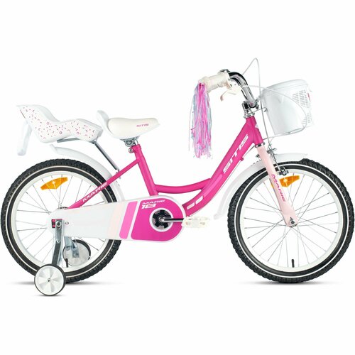 Велосипед Sitis Marie 18 2024 детский для девочек стальная рама с барабанными тормозами 1 скорость для роста 115-130 см цвет Violet 1576300₽