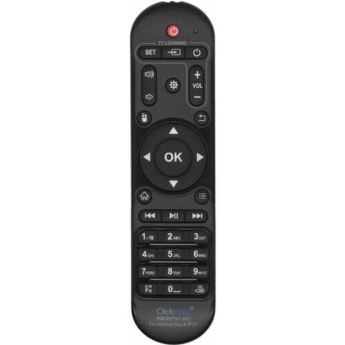 Универсальный пульт ClickPdu RM-B1741 RU mxq pro 4k hd android 7 1 tv box smart tv google voice assistant netflix youtube media player 2 4gwifi 1gb 8gb set top box