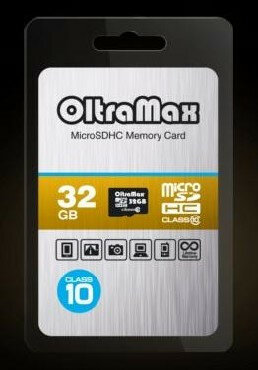 Карта памяти (OLTRAMAX MicroSDHC 32GB Class10)