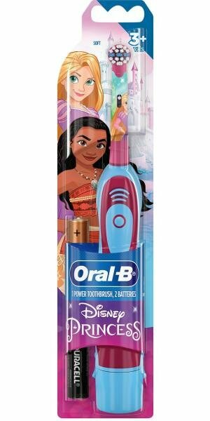 Зубная щетка электрическая Oral-B Disney Princesses красный/синий