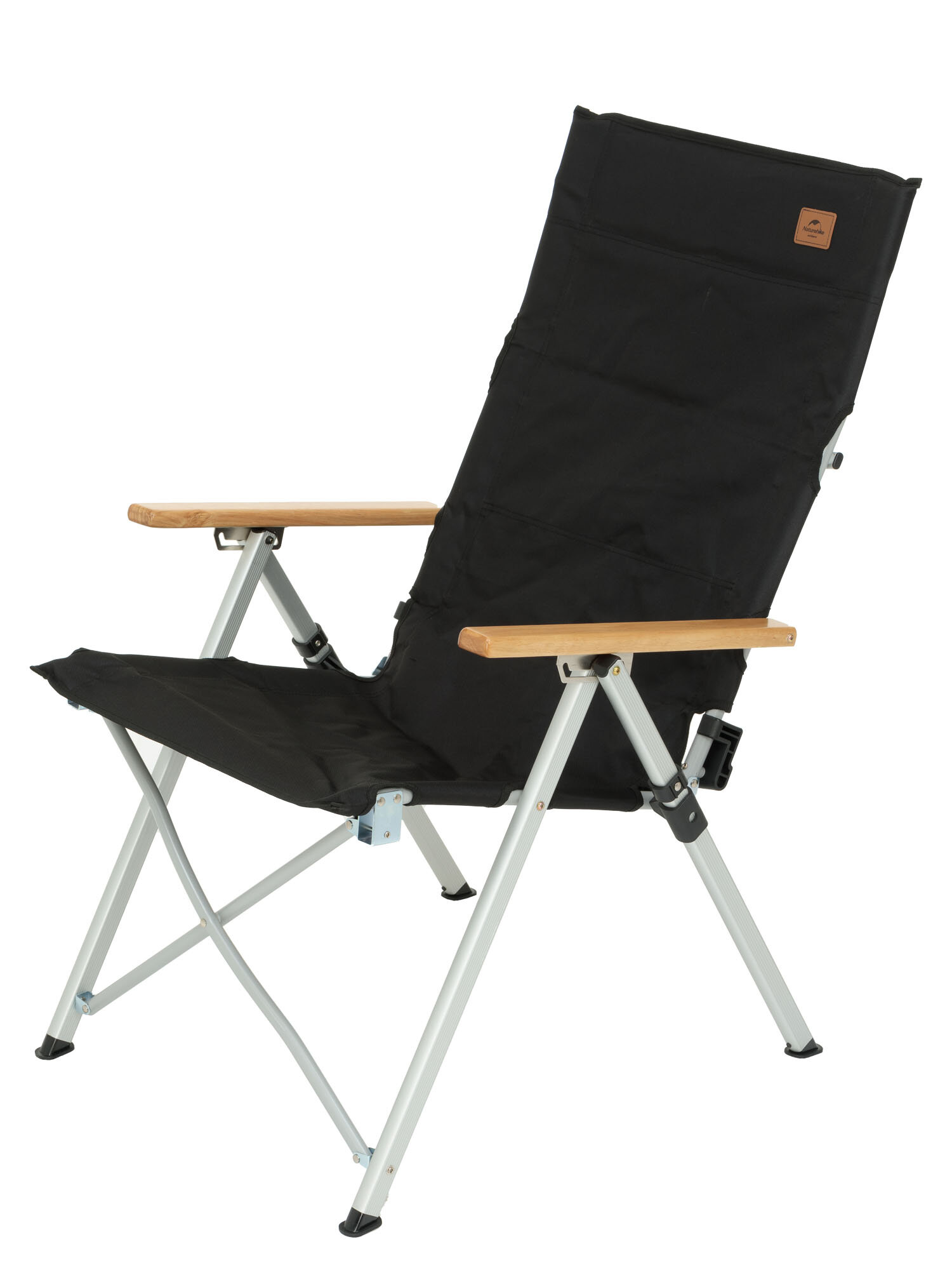 Кресло Naturehike Aluminum Alloy Folding Lying Chair Black